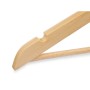 Set of Clothes Hangers Kipit Brown Wood Metal 44,5 x 1,2 x 23 cm 43,5 x 23 x 10 cm 44,5 x 23 x 10 cm (8 Units)