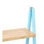 Bathroom Shelves Berilo Blue Natural 40,3 x 81,5 x 30 cm