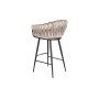 Tabouret DKD Home Decor Noir Beige Métal 61 x 52 x 101 cm