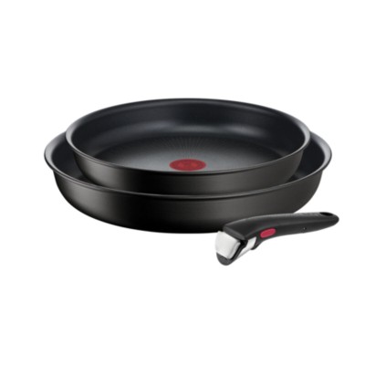 Poêle Tefal INGENIO 3PIEZAS Noir Aluminium 2 Unités