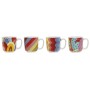 Coffee Set DKD Home Decor Multicolour Coral Bamboo Dolomite Modern 180 ml