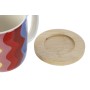 Coffee Set DKD Home Decor Multicolour Coral Bamboo Dolomite Modern 180 ml