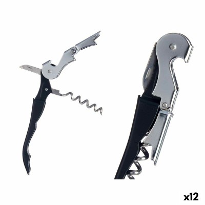 Corkscrew Kinvara Stainless steel Plastic 5 x 1,3 x 2,2 cm 12 x 1,3 x 2,5 cm (12 Units)