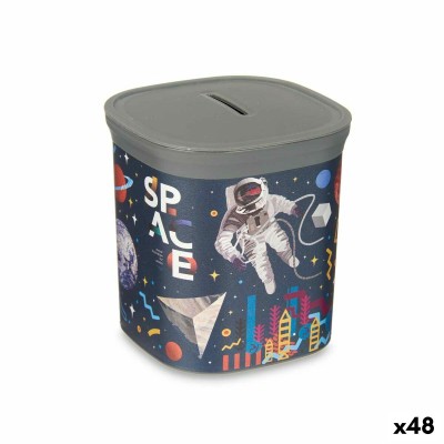 Tirelire Pincello Plastique Astronaute 9 x 10,2 x 9 cm Multicouleur (48 Unités)