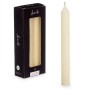 Candle Set Acorde Cream 2 x 2 x 20 cm 8,5 x 21 x 4,5 cm (12 Units)