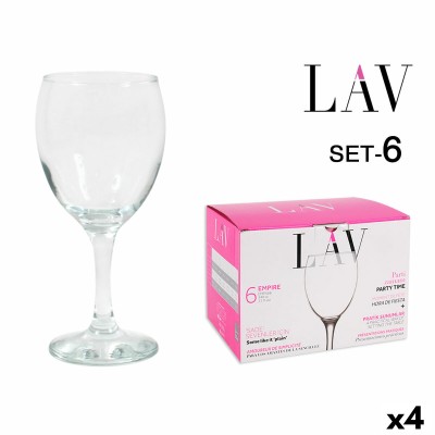 Set de Verres LAV Empire 6 Pièces (4 Unités)