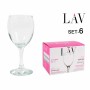 Set de Verres LAV Empire 6 Pièces (4 Unités)