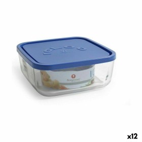 Boîte à lunch Borgonovo Igloo Bleu Carré 1,8 L (12 Unités)