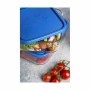 Boîte à lunch Borgonovo Igloo Bleu Carré 1,8 L (12 Unités)