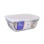 Boîte à repas rectangulaire avec couvercle Duralex Freshbox Transparent 1,7 L 21,5 x 16,5 x 8 cm (6 Unités)