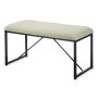 Banc Gift Decor Vert Métal Tissu 81 x 42 x 38 cm