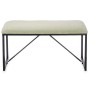 Banc Gift Decor Vert Métal Tissu 81 x 42 x 38 cm