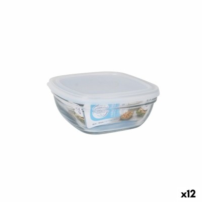 Lunch box Duralex White Transparent 610 ml (12 Units)