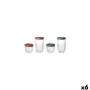 Tubs La Mediterránea Elsa Glass polypropylene 4 Pieces (6 Units)