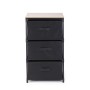 Chest of drawers Confortime Brown Black 40 x 30 x 69 cm (6 Units)