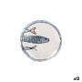 Assiette à dessert La Mediterránea Peixe 2.0 Multicouleur Céramique Ø 20 cm (12 Unités)