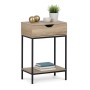 Meuble d'Appoint MobleKit Marron Noir 45 x 30 x 68 cm Bois Métal