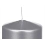 Candle Acorde Silver 9 x 10 x 9 cm (12 Units)