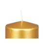 Candle Acorde Golden 9 x 20 x 9 cm (8 Units)