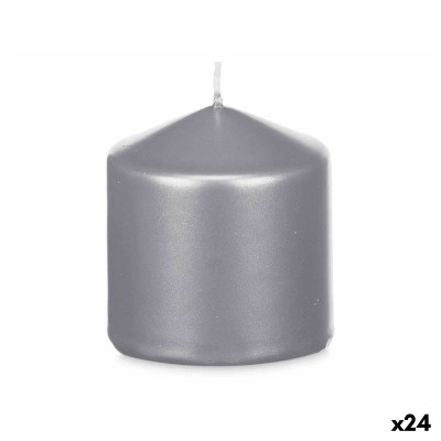 Candle Acorde Silver 7 x 7,5 x 7 cm (24 Units)