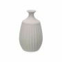 Vase Gift Decor Grey Ceramic Stripes 19 x 31 x 19 cm (4 Units)