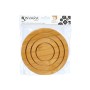 Table Mat Kinvara Natural Bamboo Circular 19 x 1 x 19 cm (24 Units)