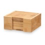 Dessous de verres Kinvara Naturel Bambou Places 12 x 6 x 12 cm 12 x 5,5 x 12 cm 7 Pièces (12 Unités)