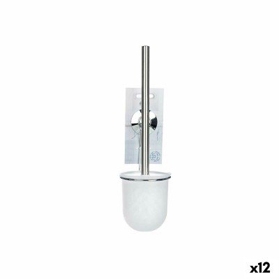 Toilet Brush Berilo White Steel ABS 10 x 36 x 10 cm (12 Units)