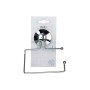 Toilet Roll Holder Berilo Metal Steel ABS 12 x 14 x 3,5 cm (12 Units)