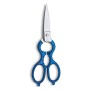 Kitchen Scissors 3 Claveles 8" Stainless steel Blue Multi-use