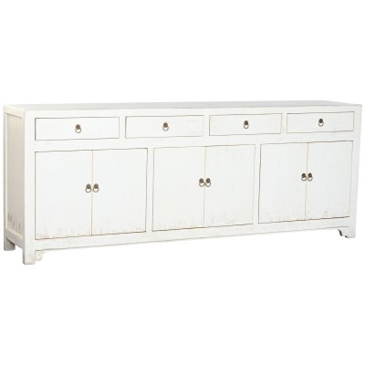 Buffet Home ESPRIT Blanc Bois 220 x 42 x 85 cm