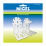 Support de store Micel TLD08 Blanc 6,5 x 8,6 x 10,8 cm Axe