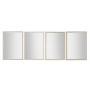 Wall mirror Home ESPRIT White Brown Beige Grey 66 x 2 x 92 cm 70 x 2 x 97 cm (4 Units)