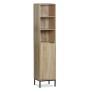 Bathroom Shelves MobleKit Brown 30 x 30 x 160 cm Wood Metal