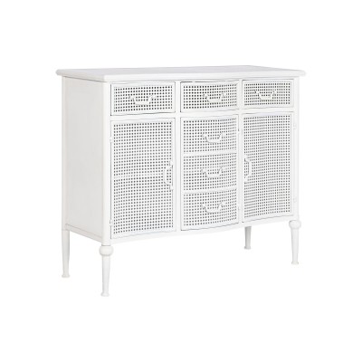 Buffet Home ESPRIT Blanc Métal 101 x 42 x 85 cm
