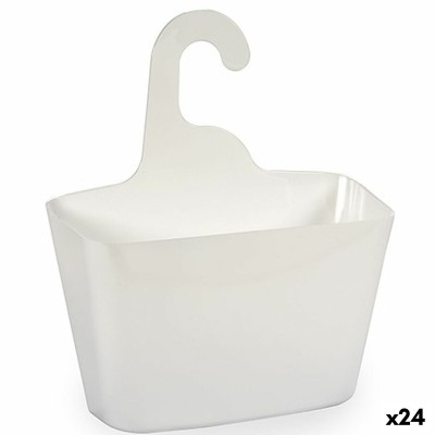 Support Organisateur pour Baignoire Berilo Blanc Plastique 11,5 x 31,5 x 28,5 cm 28 x 31,5 x 14,5 cm (24 Unités)