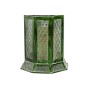 Lanternes Home ESPRIT Vert Métal Oriental 23 x 23 x 57 cm (2 Pièces)
