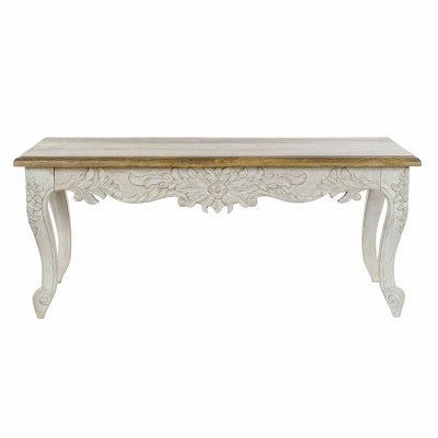 Table Basse DKD Home Decor Blanc Naturel 120 x 61 x 49 cm