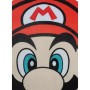Coussin Mario Bros 41 x 3 x 41 cm Bleu Blanc Marron Noir Rouge Beige Polyester Visage
