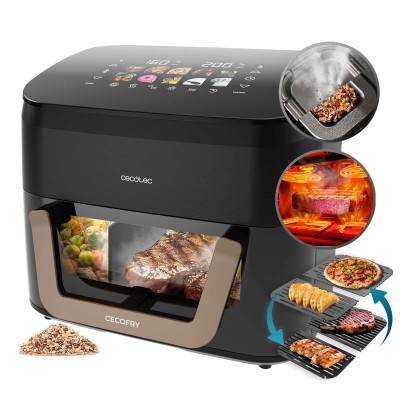 Air Fryer Cecotec Cecofry&Grill Smokin' 11000 2900 W 11 L Black