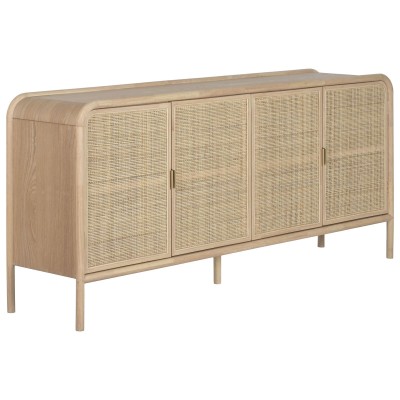 Sideboard Home ESPRIT Rattan Fir 180 x 40 x 82 cm