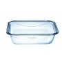 Food Preservation Container Pyrex Blue Transparent Rectangular