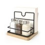 Multi-Purpose Organiser My Bar Brown Black Wood Metal 15 x 13 x 14 cm (12 Units)
