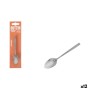 coffee spoons Quttin LOUVRE Silver 1,5 mm 10,6 x 2,4 cm 6 Pieces (12 Units)