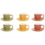 Coffee Set Home ESPRIT Multicolour Porcelain Modern 100 ml 6 Pieces