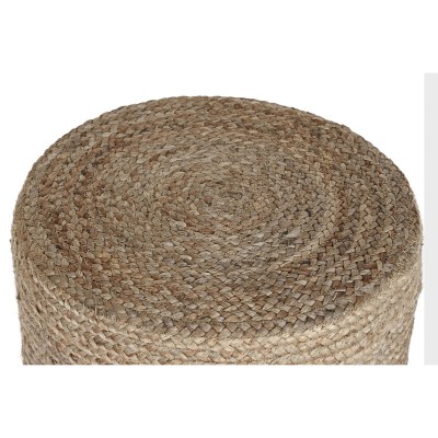 Repose-pied DKD Home Decor Marron Naturel Urbaine 40 x 40 x 45 cm