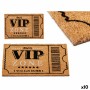 Doormat Gift Decor VIP Printed PVC 100 % PVC Coconut Fibre 40 x 2 x 60 cm 60 x 2 x 40 cm (10 Units)
