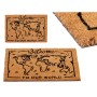 Doormat Gift Decor World Printed PVC 100 % PVC Coconut Fibre 40 x 2 x 60 cm (10 Units)