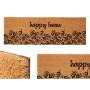 Paillasson Gift Decor Happy home Naturel PVC Fibres de coco 120 x 1 x 40 cm 40 x 10 x 120 cm (6 Unités)