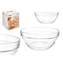 Mixing Bowl Vivalto Transparent Glass 14 x 6,5 x 14 cm 6 Units